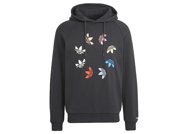 adidas Shattered Trifoil Pullover Hoodie Black/Multicolor