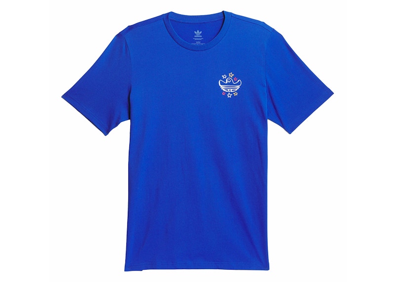 adidas Shmoofoil All Star Short Sleeve Tee Royal Blue/Multicolor