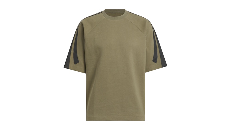 adidas Short Sleeve Sweatshirt Olive Strata