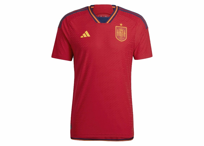 adidas Spain 2022 Authentic Home Jersey Team Power Red/Team Navy Blue