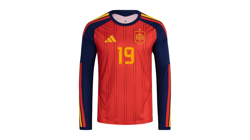 adidas Spain 2026 Home Long Sleeve Jersey Vivid Red