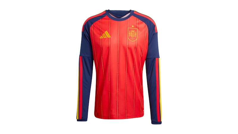 adidas Spain 2026 Home Long Sleeve Jersey Vivid Red