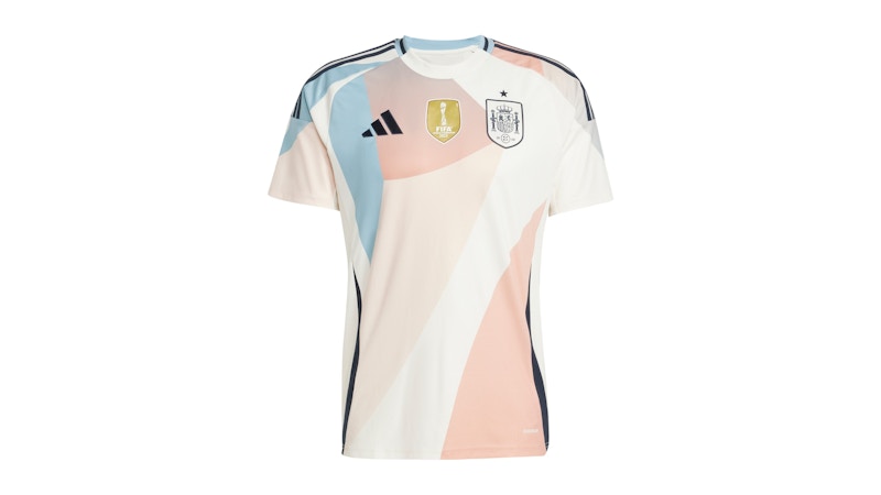 adidas Spain 25 (Women'S Team) Away Jersey Chalk White