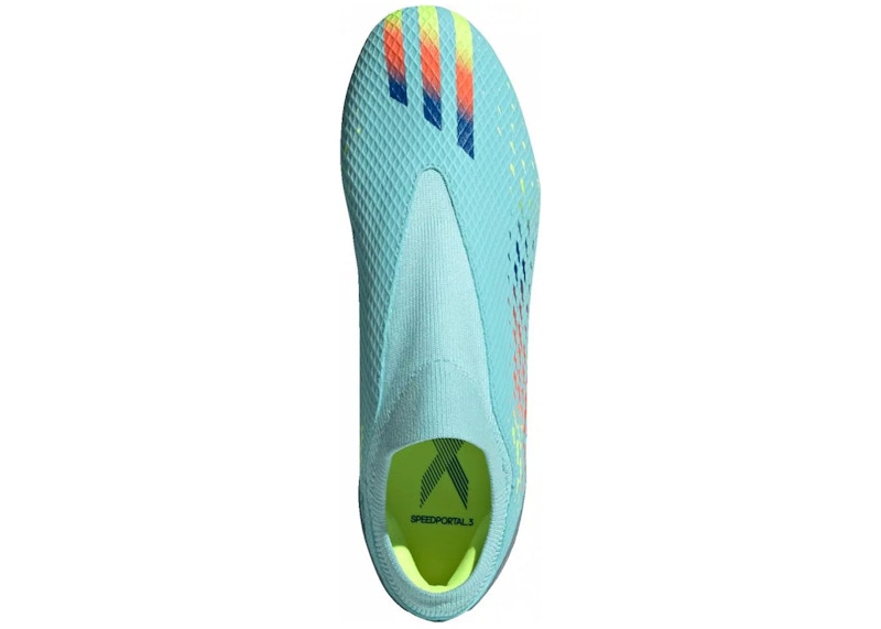 adidas X Speedportal.3 Laceless FG Clear Aqua Power Blue