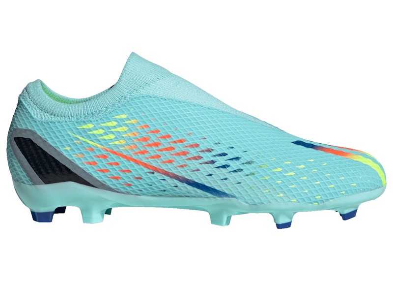 adidas X Speedportal.3 Laceless FG Clear Aqua Power Blue