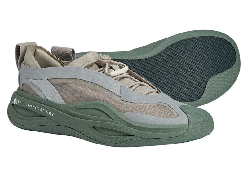 adidas Sportswear Low Ground By Stella McCartney Stone Green Reflective Silver (Women's)