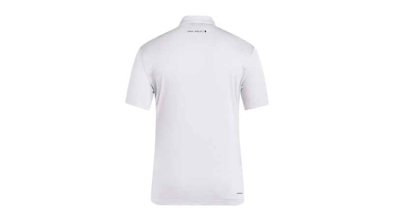adidas Stadium Coaches Short Sleeve Polo Shirt White/Dark Green