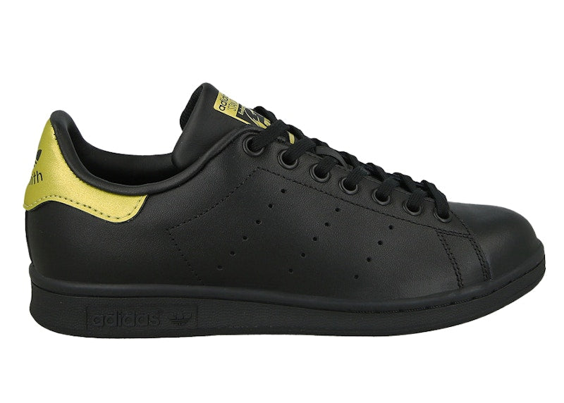 adidas Stan Smith Black Metallic Gold (Youth)