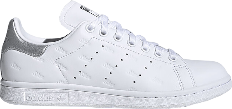 adidas Stan Smith Debossed Logos Silver (Women's)