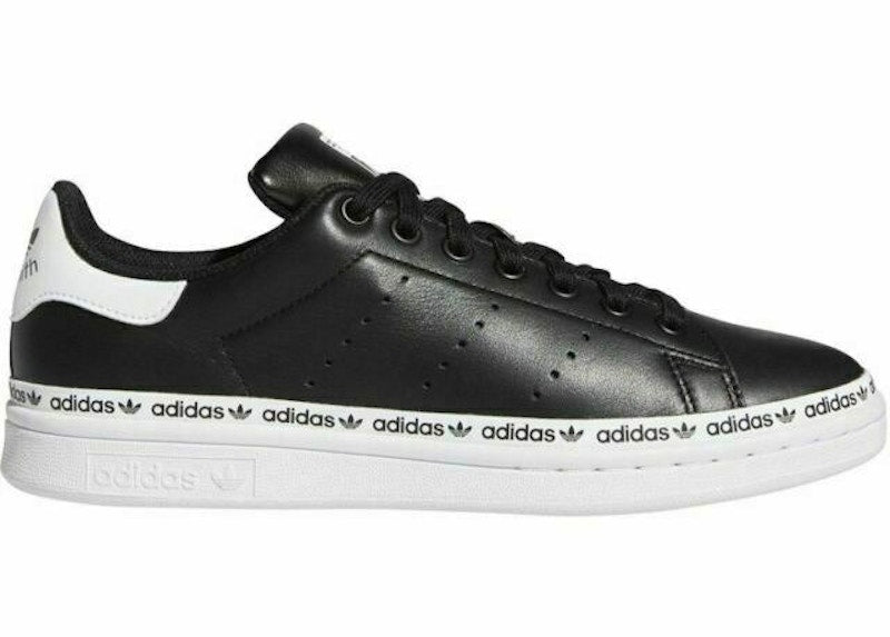 adidas Stan Smith Logo Taping Black White (Women's)