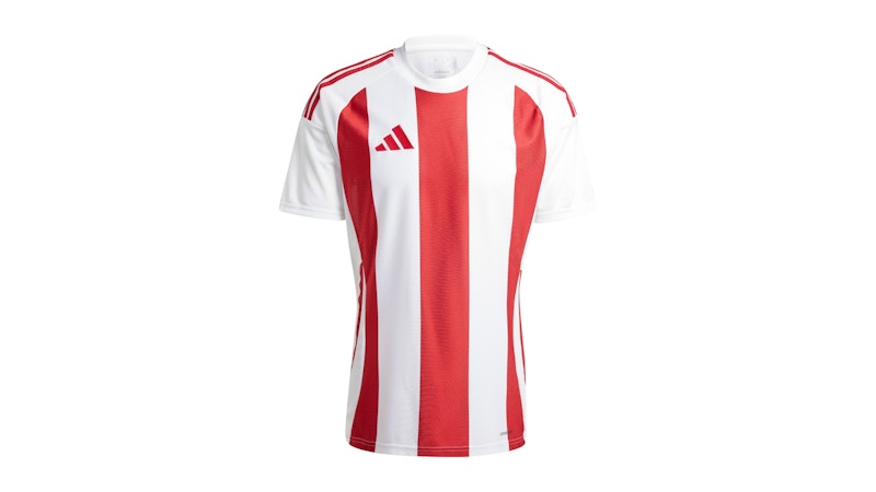 adidas Striped 24 Jersey White Team Power Red 2