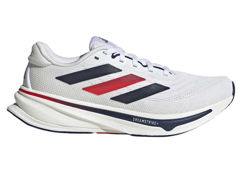 adidas Supernova Rise 2 Cloud White Dark Blue Pure Ruby (Women's)
