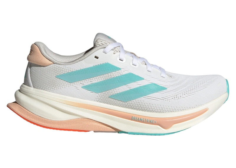adidas Supernova Solution 2.0 Cloud White Flash Aqua Powder Coral (Women's)