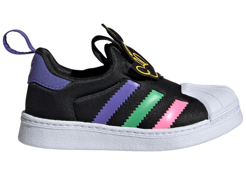 adidas Superstar 360 Disney Mickey Core Black Cloud White Yellow (TD)
