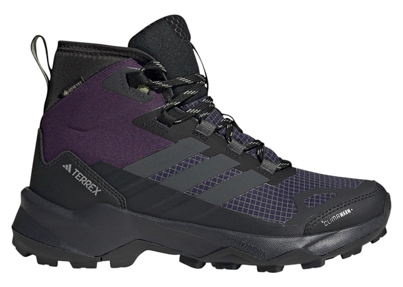 adidas Terrex Skychaser AX5 Mid Gore-Tex Climawarm+ Aurora Plum Grey Tent Green (Women's)