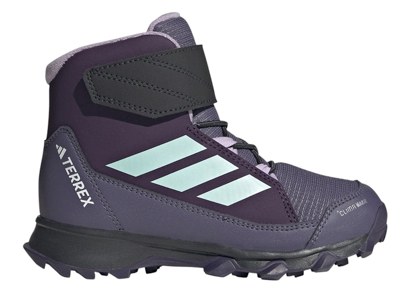 adidas Terrex Snow CF Climawarm Winter Aurora Plum Semi Flash Aqua (GS)