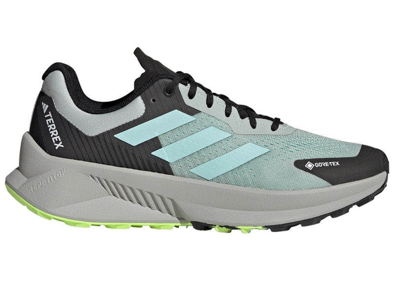 adidas Terrex Soulstride Flow Gore-Tex Wonder Silver Semi Flash Aqua Lucid Lemon