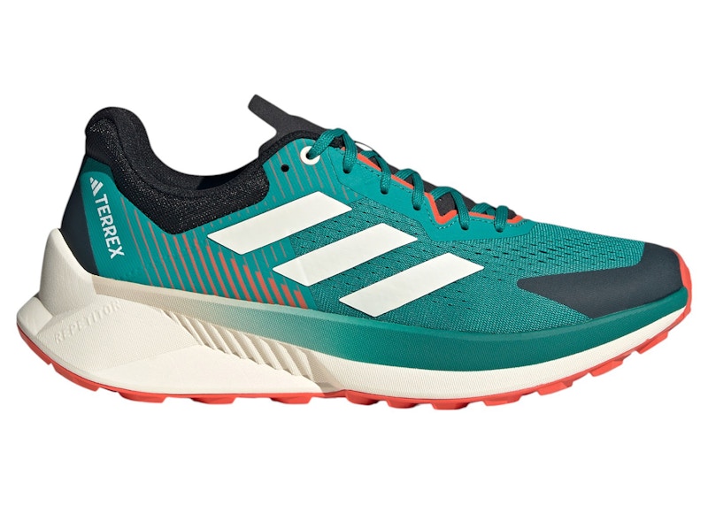 adidas Terrex Soulstride Flow Trail Pure Teal Off White Semi Impact Orange