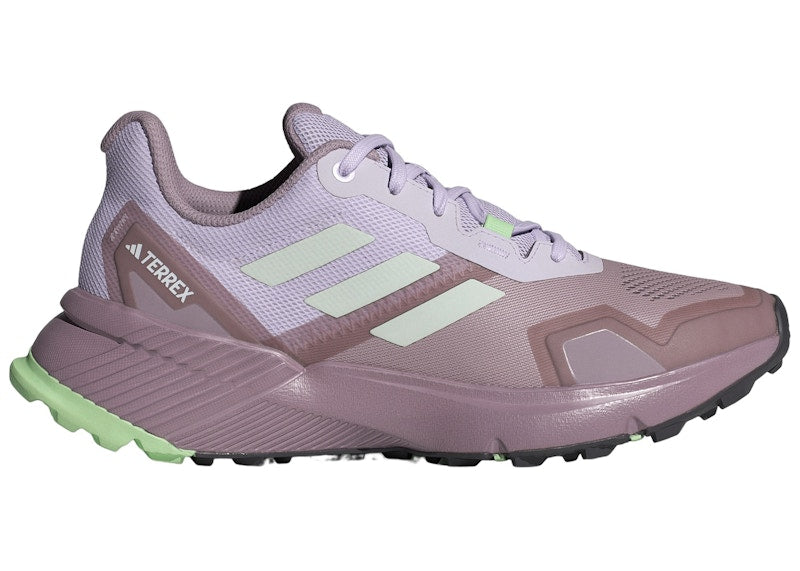 adidas Terrex Soulstride Trail Preloved Fig Crystal Jade Semi Green Spark (Women's)