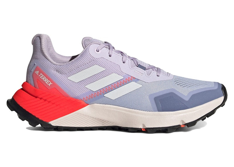 adidas Terrex Soulstride Trail Violet Tone Crystal White Solar Red (Women's)