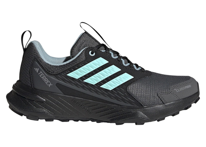 adidas Terrex Tracefinder 2 Climaproof Trail Carbon Semi Flash Aqua Grey Six (Women's)