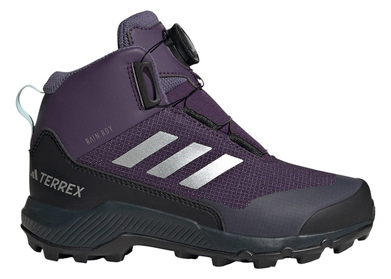 adidas Terrex Winter Mid BOA Rain.RDY Aurora Plum Matte Silver (GS)