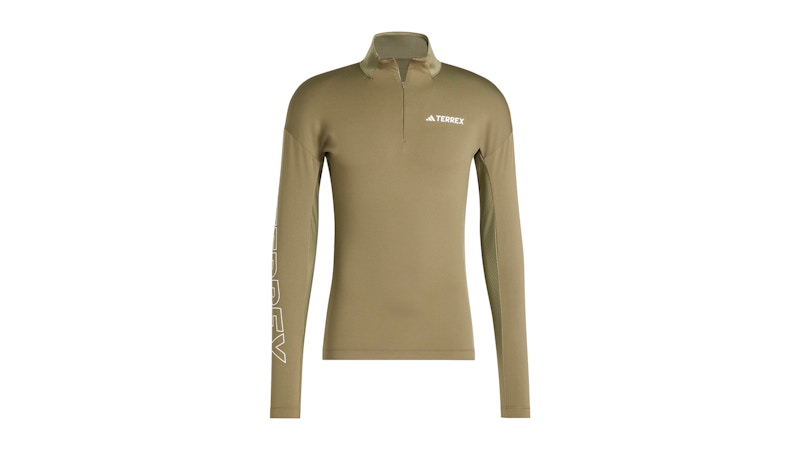 adidas Terrex Xperior Long Sleeve Sweatshirt Olive Strata