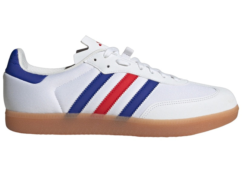 adidas The Velosamba Made With Nature Cloud White Lucid Blue Better Scarlet