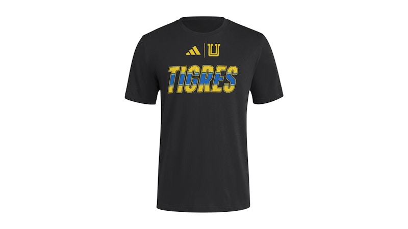 adidas Tigres Uanl Mens House Of Blanks Shirt Black Soccr-Tgs