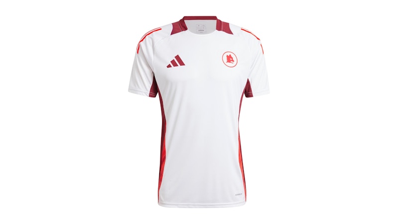 adidas Tiro 24 Competition Jersey White Team Coll Burgundy 2 App Solar Red Active Red