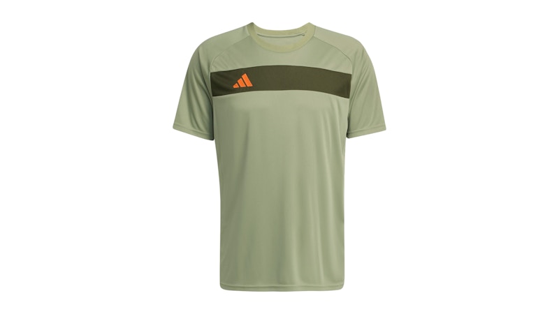 adidas Tiro 25 Essentials Jersey Tent Green Night Cargo Impact Orange