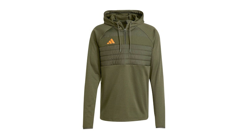 adidas Tiro 25 Essentials Winterized Top Night Cargo Tent Green Impact Orange