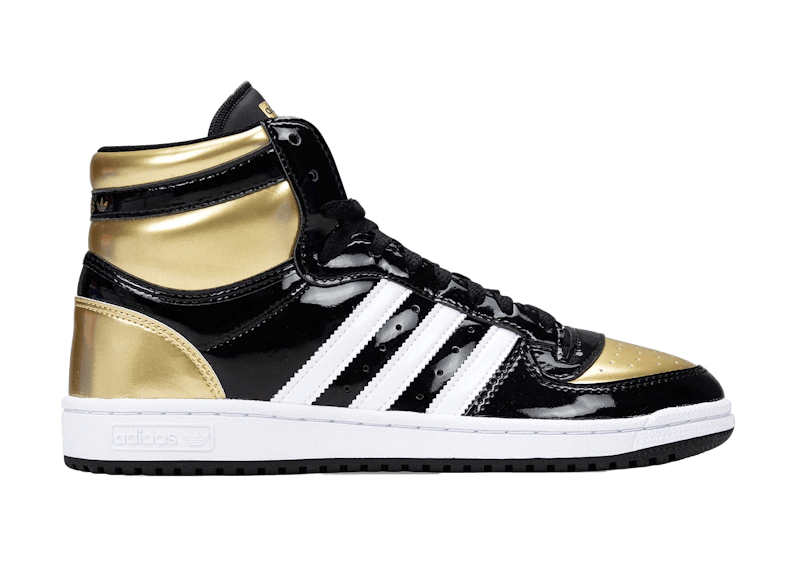 adidas Top Ten Black Gold Patent