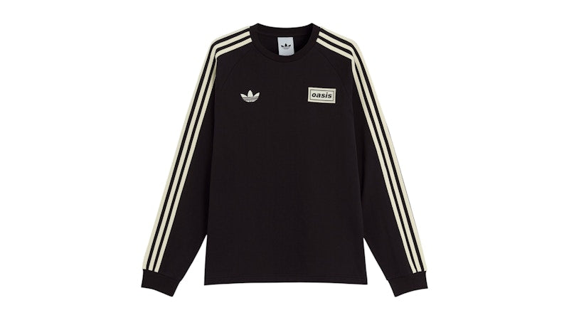 adidas Tour 3-Stripes Longsleeve Tee Black