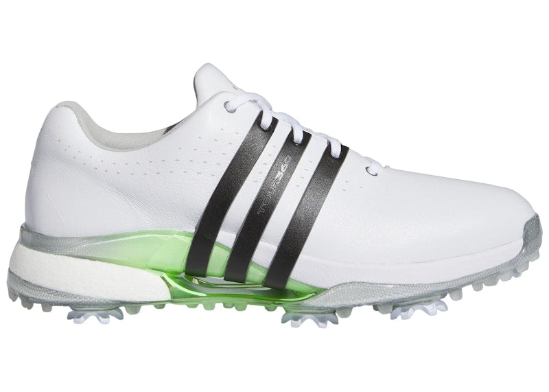 adidas Tour360 24 Golf Cloud White Core Black Green Spark (Women's)