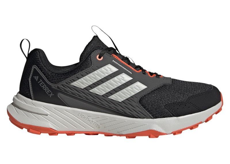 adidas Tracefinder Trail Black Grey Semi Impact Orange