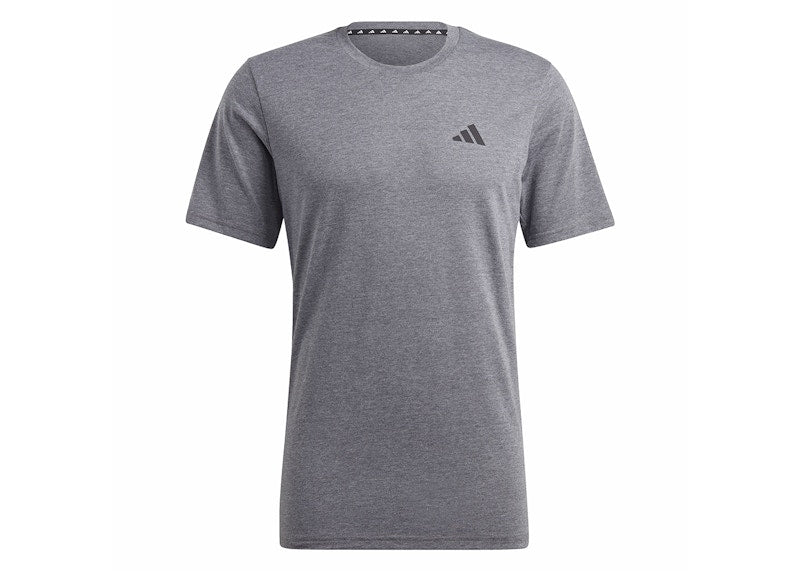 adidas Train Essentials Feelready Training Tee Dark Grey Heather/White/Black