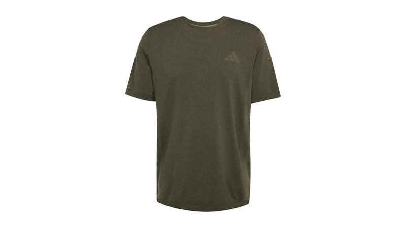 adidas Train Essentials Structure Tee Olive Strata Grey Six