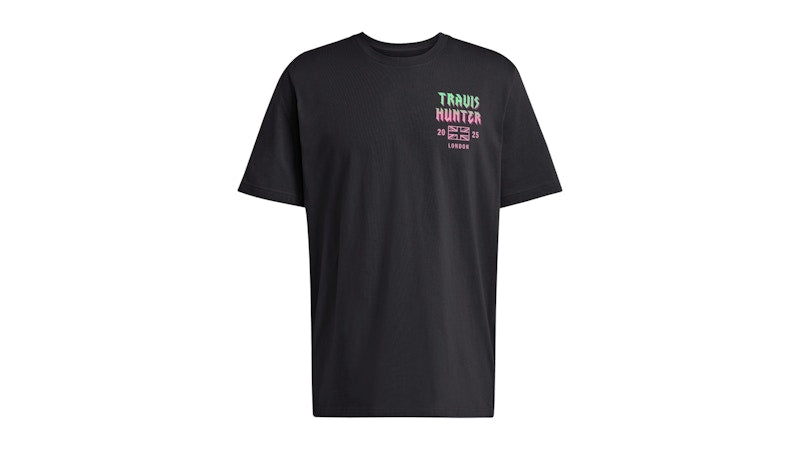 adidas Travis Hunter London Game Graphic Tee Black