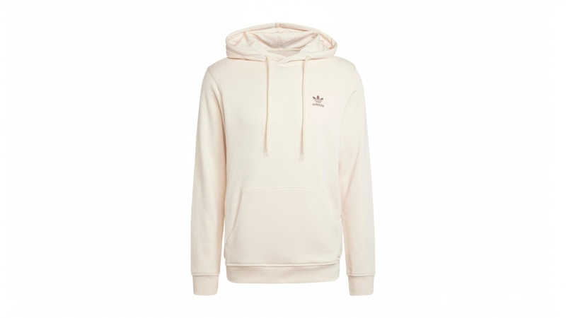 adidas Trefoil Essentials French Terry Hoodie Wonder White