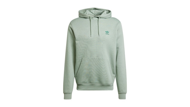 adidas Trefoil Essentials Hoodie Silver Green