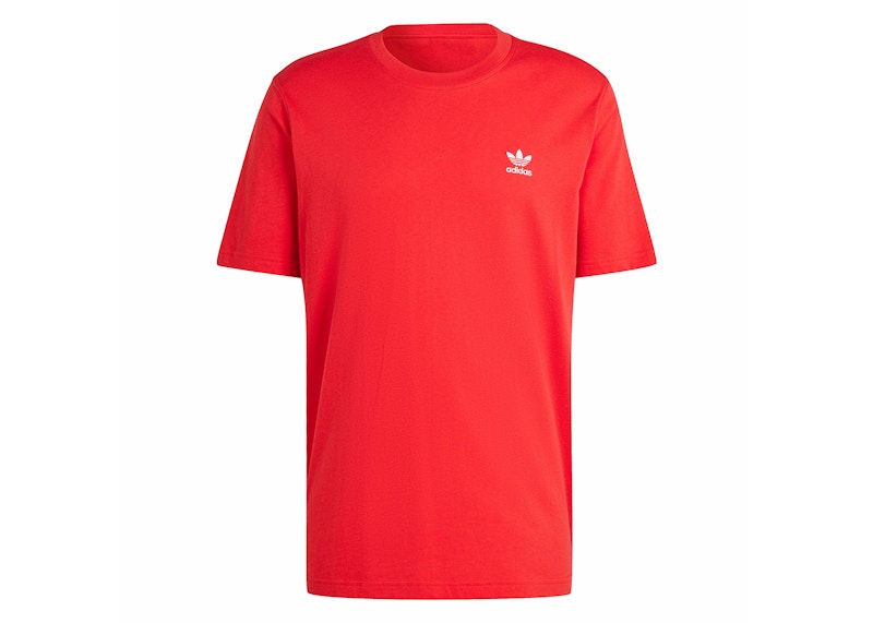 adidas Trefoil Essentials Tee Better Scarlet