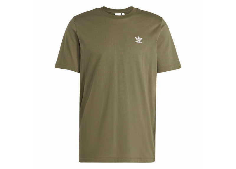 adidas Trefoil Essentials Tee Olive Strata