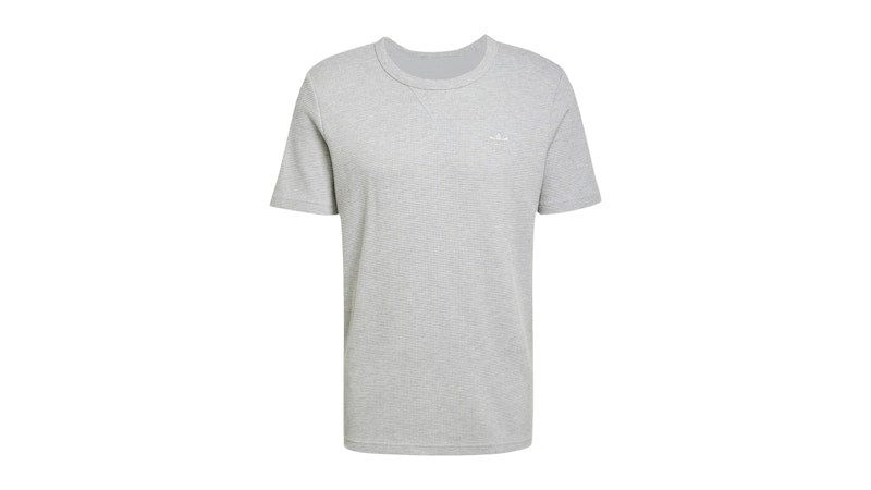 adidas Trefoil Essentials Waffle T-Shirt Medium Grey Heather