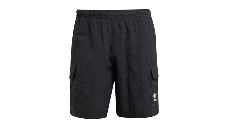 adidas Trefoil Essentials Woven Cargo Shorts Black