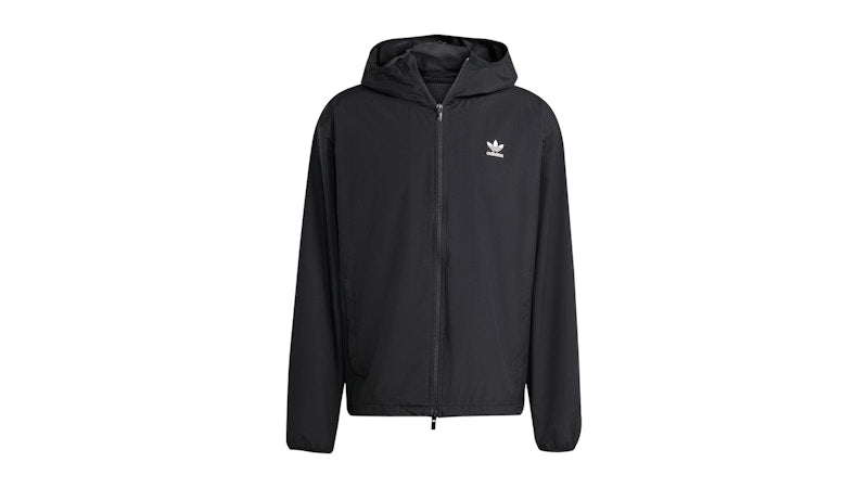 adidas Trefoil Essentials Woven Jacket Black