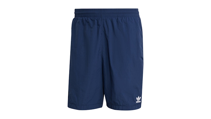 adidas Trefoil Essentials Woven Shorts Night Indigo White