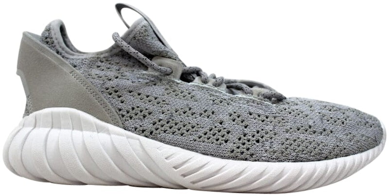 adidas Tubular Doom Sock J Grey White (Women's)