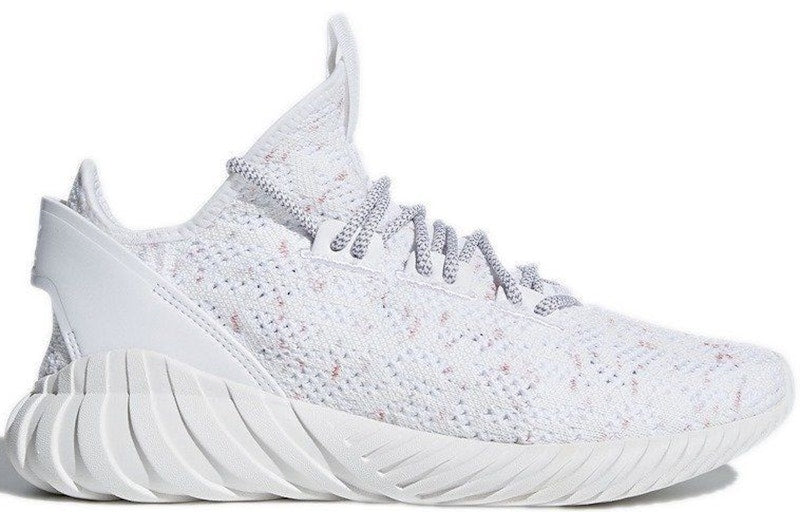 adidas Tubular Doom Sock White Grey Burgundy