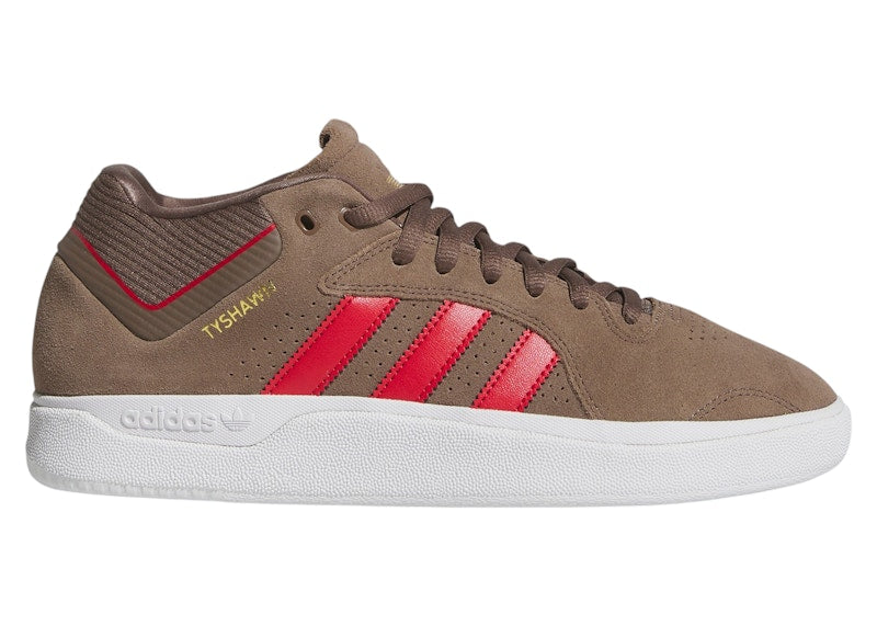 adidas Tyshawn Mid Earth Strata Collegiate Red